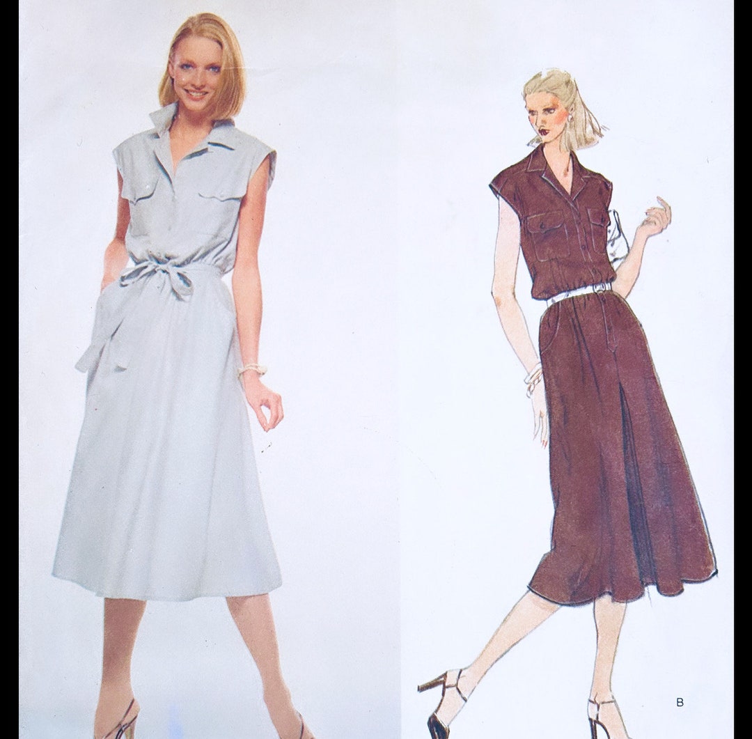 Vogue 1916 B36, Shirtwaist Dress Pattern, Designer Patterns, Oscar De ...