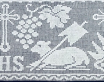 Altar Lace Crochet Pattern Church Religious Mass IHS Cross Lamb Grapes IHS Christian Repro 1930s Downloadable PDF Patterns