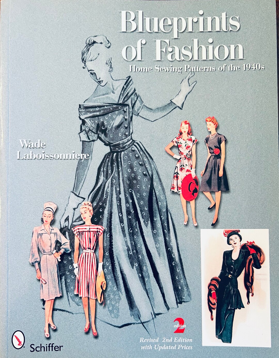 Sewing Pattern Book, Blueprints of Fashion, Historical Sewing Book
