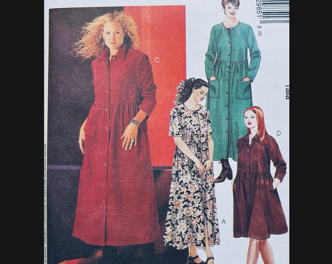 Mccalls 2985, Button Front Dress Pattern, Plus Size Sewing Patterns for ...