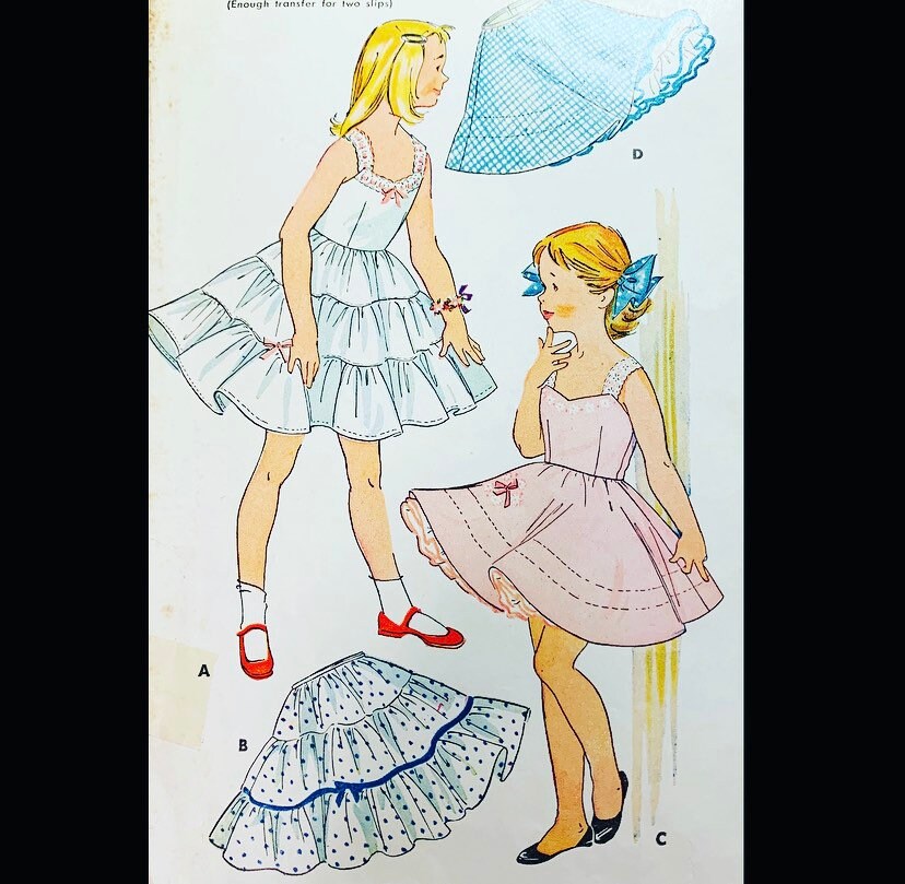 Full Slip Pattern Slip for Girl Half Slip Pattern Girls Etsy