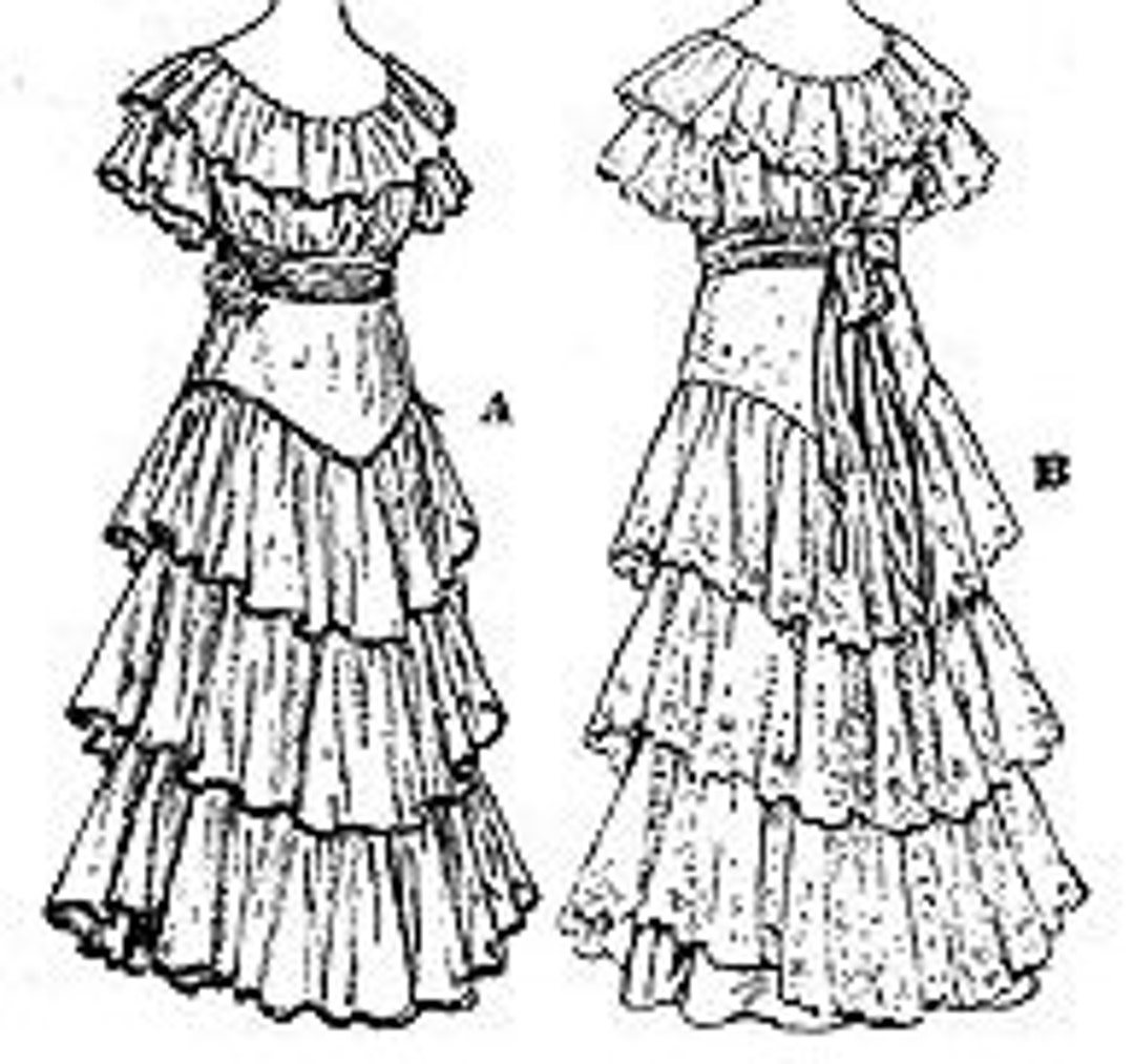 Edwardian Sewing Pattern, 1910s Dress Pattern, Tea Dress Pattern, Historical Dress, Titanic Era