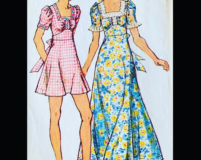 Simplicity 5616 B31, Cottage Core, Summer Dress Pattern, Pattern Maxi