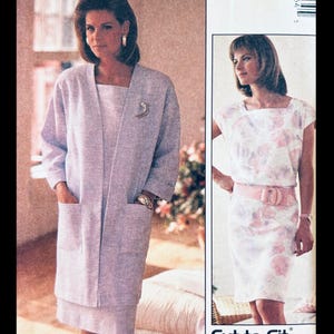 McCalls 3516 XL, Summer Dress Pattern, Plus Size Sewing Patterns, Womens Suit Pattern, Modest Dress Pattern, Square Neck Dress Pattern