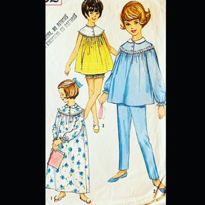 Simplicity 5552, Größe 6, Kinder Pyjama Schnittmuster, Pyjama Schnittmuster, Kinder Pyjama Schnittmuster, Kinder Pyjama Schnittmuster