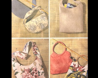 Purse Sewing Pattern, Hobo Bag Pattern, Top Handle Bag Purse, Womens Purses Patterns, Handbag Patterns, Shoulder Bag Pattern, Butterick 3873