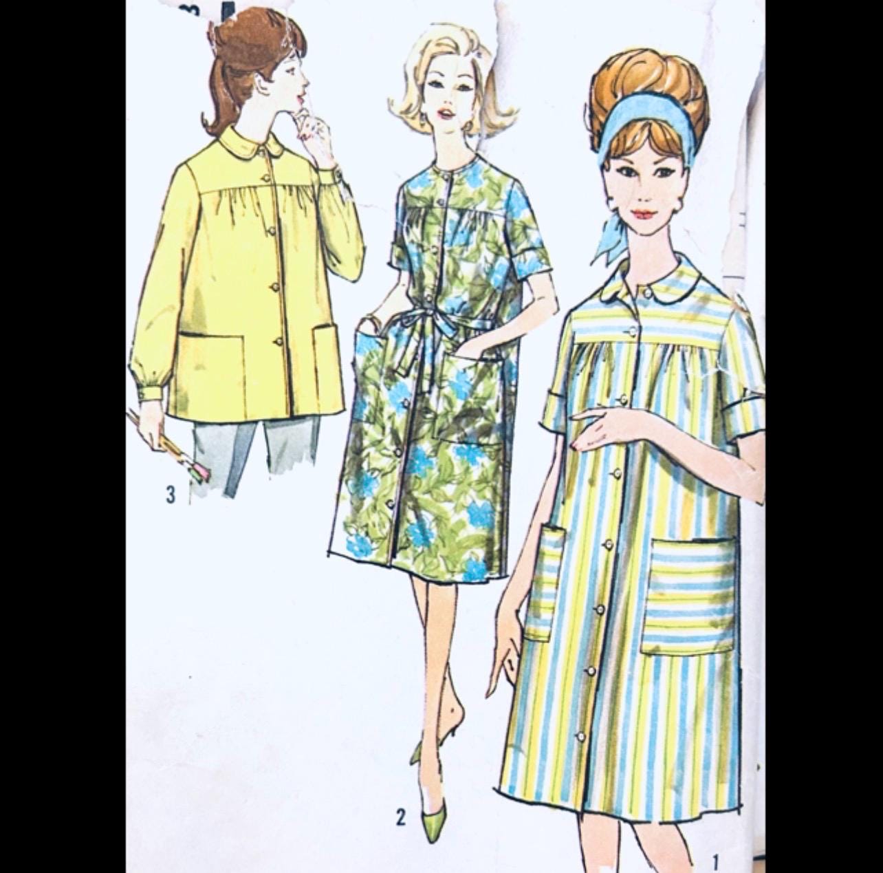 House Duster Dress 1960s - Etsy House Duster Dress 1960s - Etsy