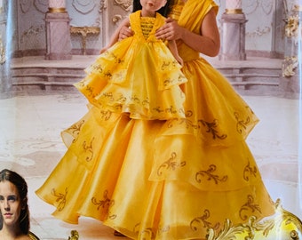 Belle Dress Sewing Pattern, Halloween Costume Pattern, Toddler Costume  Pattern, Pageant Dress Pattern, DIY Costume, Simplicity 653 - Etsy