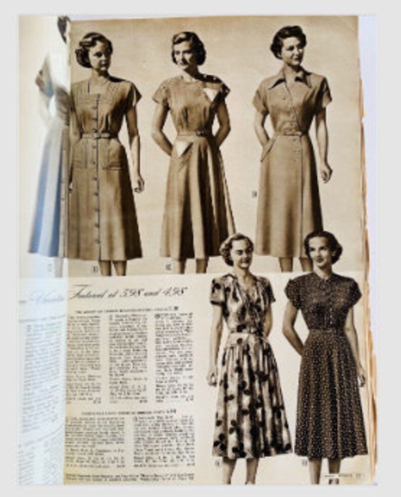 Montgomery Ward Catalog Fashion Catalog Department Store Etsy