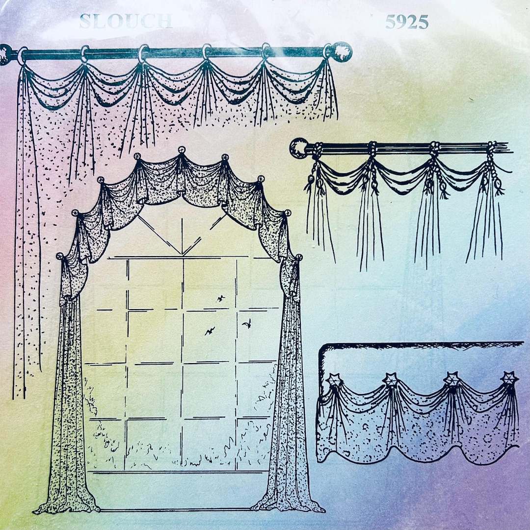 Window Swag Patterns Mfay Patterns, Pattern for Curtains, Unique Window Treatments, Home ...