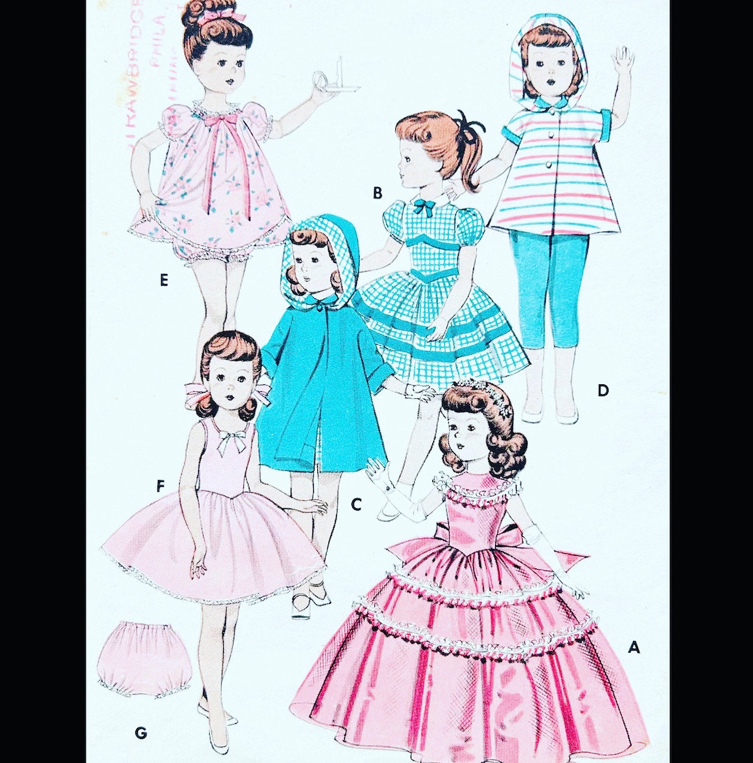 Vintage Doll Patterns, Dolls Patterns, Doll Clothing Patterns, Doll