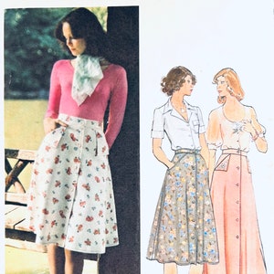 Style 4066 Pattern Butterick 4066 W28, Maxi Skirt Sewing Pattern, A Line Skirt Patterns ...