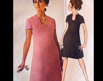 1965 Vintage VOGUE Sewing Pattern B36 DRESS 1386 by Guy - Etsy