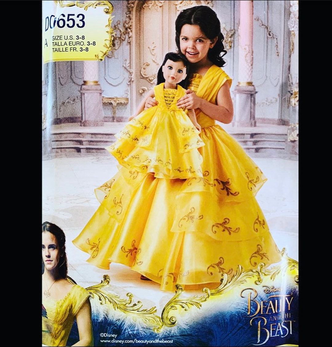 princess belle dress pattern PRINCESS DRESS
