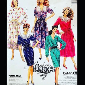 90s Dress Pattern, Patterns Dresses, DIY Dress, Womens Dress Patterns for Sewing, Vintage Dress Pattern, DIY Dresses, McCalls 5561 32 34 36