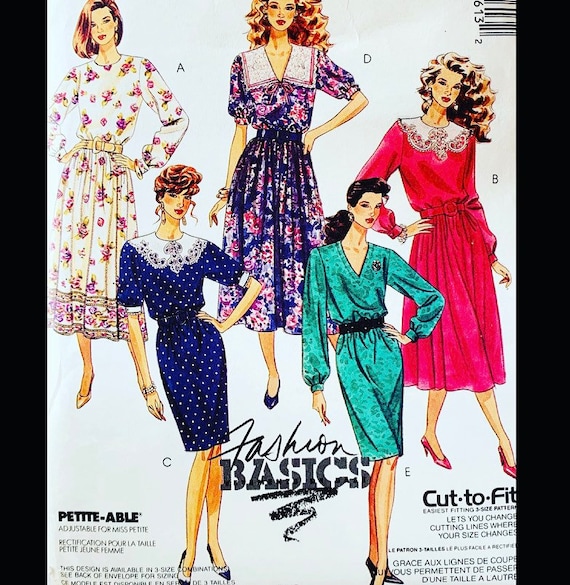 90s Dress Pattern Patterns Dresses DIY Dress Womens Dress Patterns for Sewing Vintage Dress Pattern DIY Dresses Mccalls 5561 32 34 36 Etsy UK