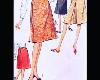60s Pattern, A Line Skirt Pattern, Beginner Sewing Patterns, Easy Skirt Pattern, Women Skirt Pattern, DIY Skirt Pattern, Simplicity 6091 W30