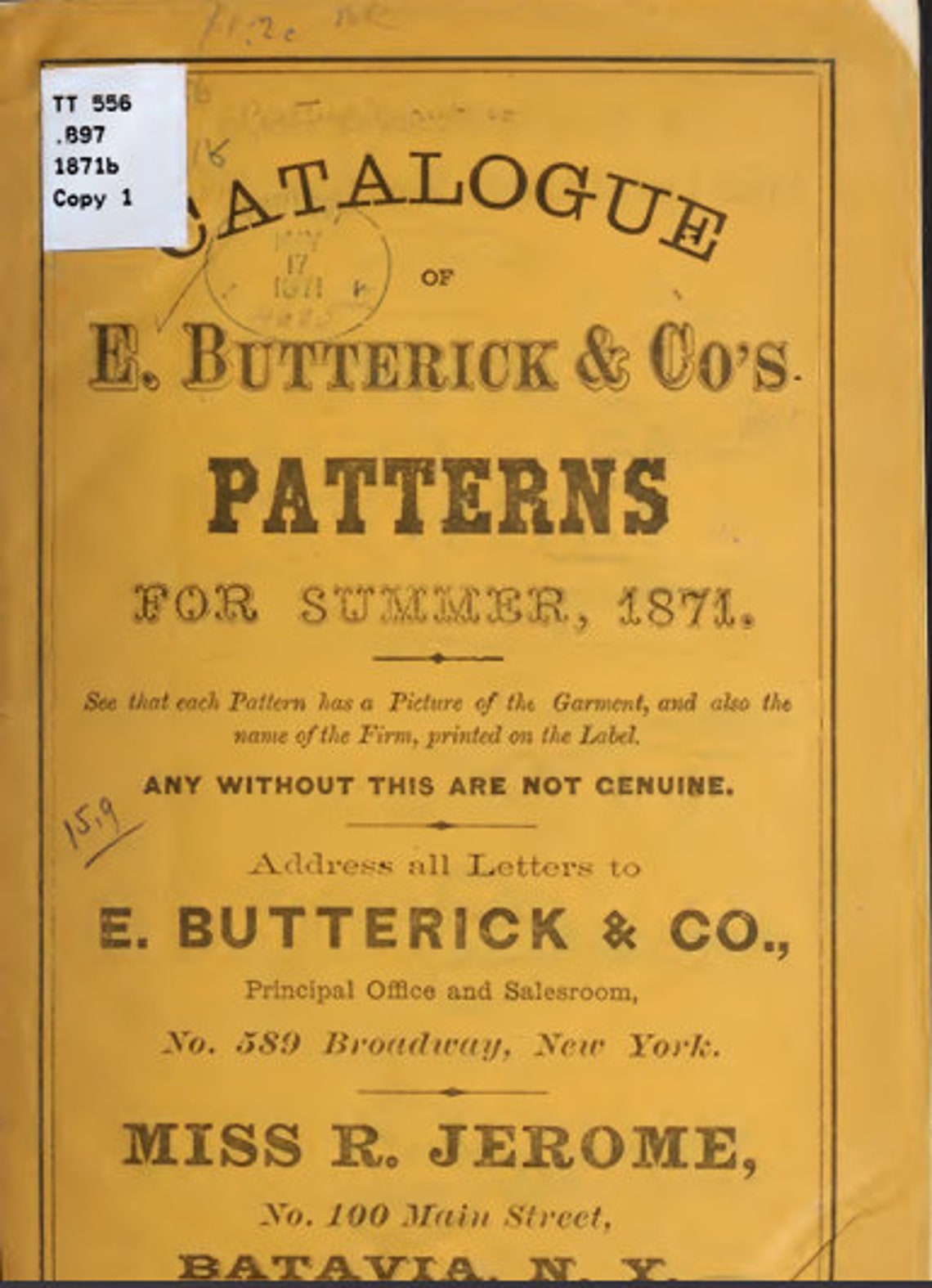 Victorian Fashion, Sewing Catalog PDF, 1870s Sewing Pattern, Reference ...