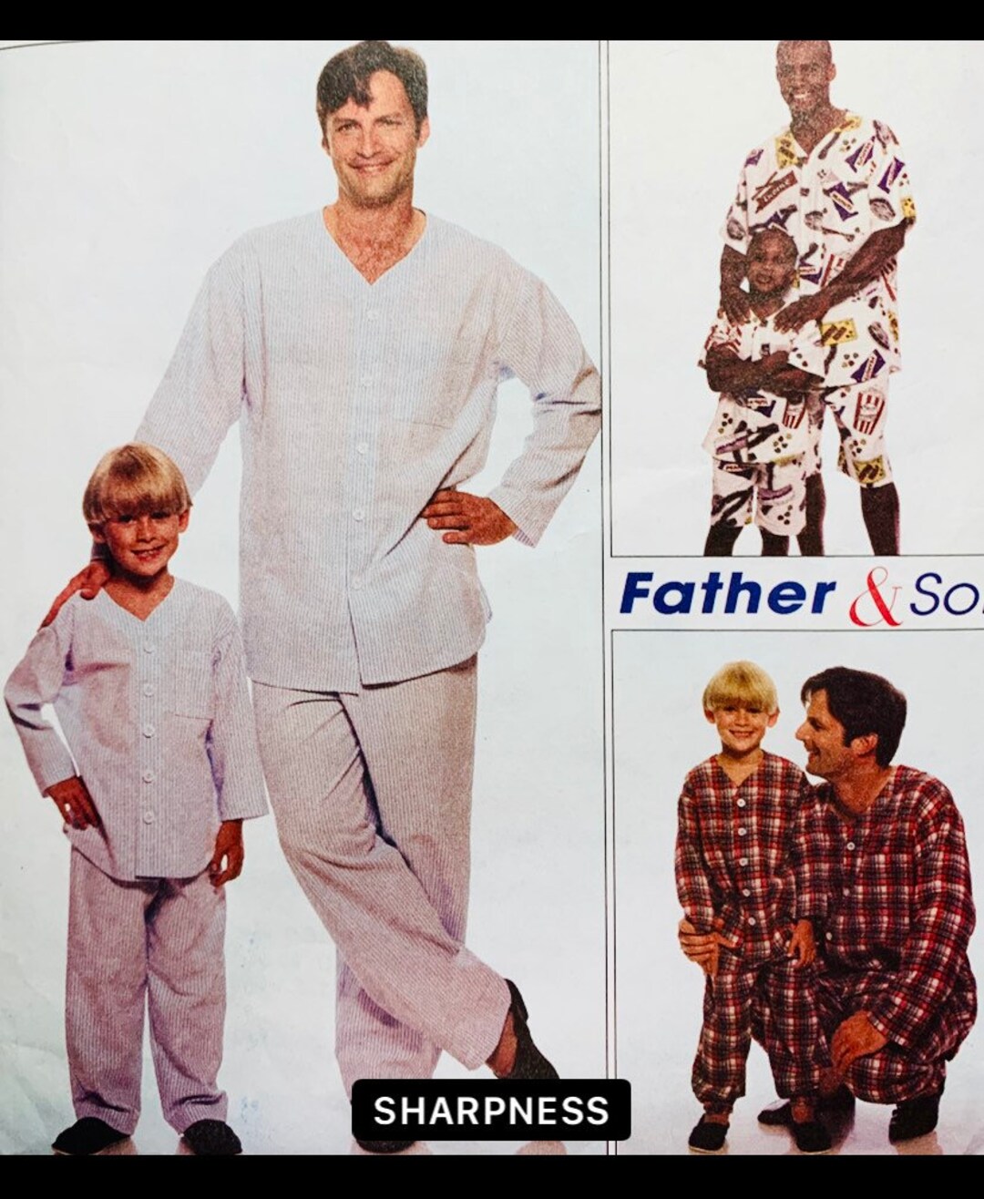 Nightwear Father And Son Matching Pj Pants Organic Cotton Holiday