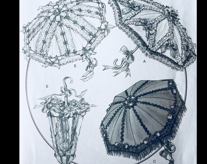 Victorian Style, Parasol Pattern, Lace Parasol, Making History