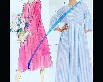 McCalls 9259 S, Caftan Sewing Pattern for Women, Loungewear Pattern, Womens Kaftan, Bathrobe Sewing Pattern, Easy Sewing Patterns