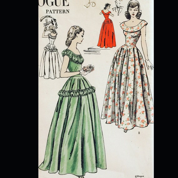 Shirred Evening Dress