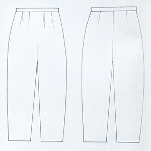 Womens Pants Patterns, Pleated Pants Sewing, Patterns for Women, Pleat Front Pants Pattern, Wide Leg Pants Pattern, Womens Trousers Patterns