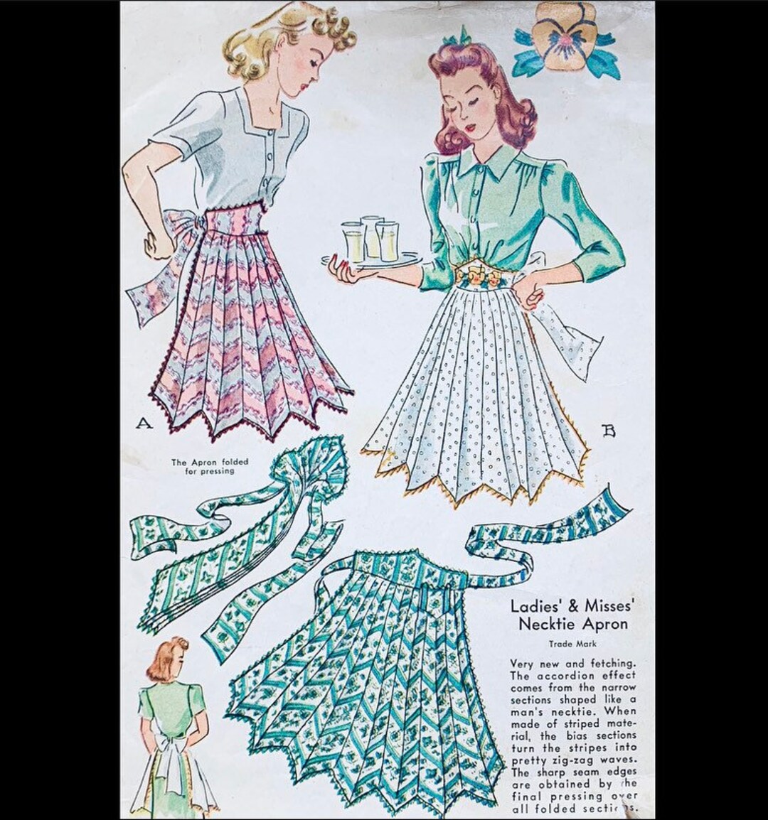 necktie apron pattern