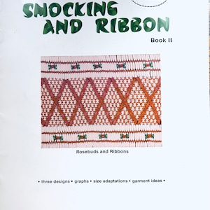 Picture Smocking Plate, Smocking Designs, Vintage Smocking Patterns, Patterns for Smocking, Smocked Pattern, English Smocking Template
