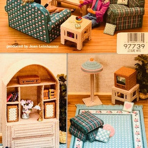 Plastic Canvas Patterns, Doll Furniture Patterns, Kooler Design Studio ...