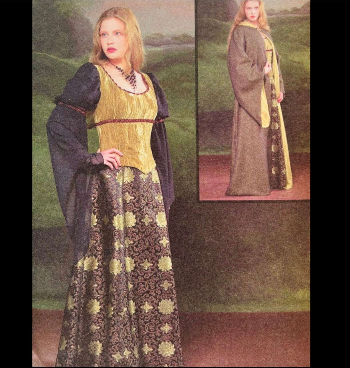 McCalls 4340 XL XXL, Ren Faire Dress Pattern, Renaissance Dress Pattern, Bell Sleeves, Medieval Dress Patterns, Cosplay Costume Pattern