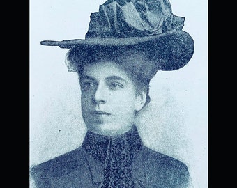 Hat Pattern, Edwardian Hat Pattern, Mourning Hat, Historical Dress, DIY Hat, Millinery Pattern, Hat Patterns, Hat Making, Downloadable PDF