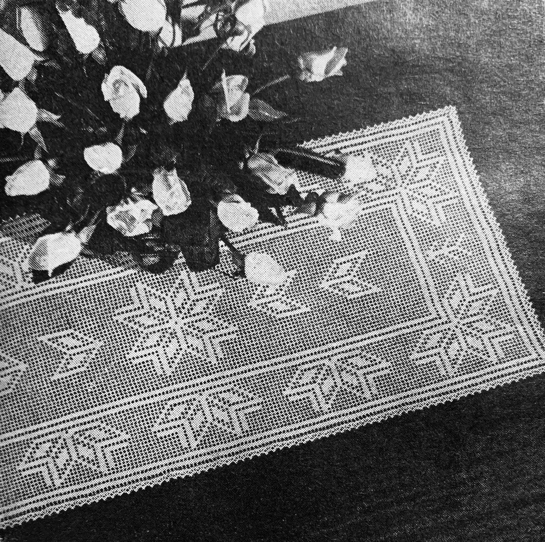 Table Runner, Crochet Pattern, Table Runner Pattern, Vintage Crochet