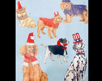 McCalls MP231, Patrones de ropa para perros, Patrón de disfraz para perros, Patrón de costura para perros, Patrones de costura para perros, Patrón para perros, Trajes para perros