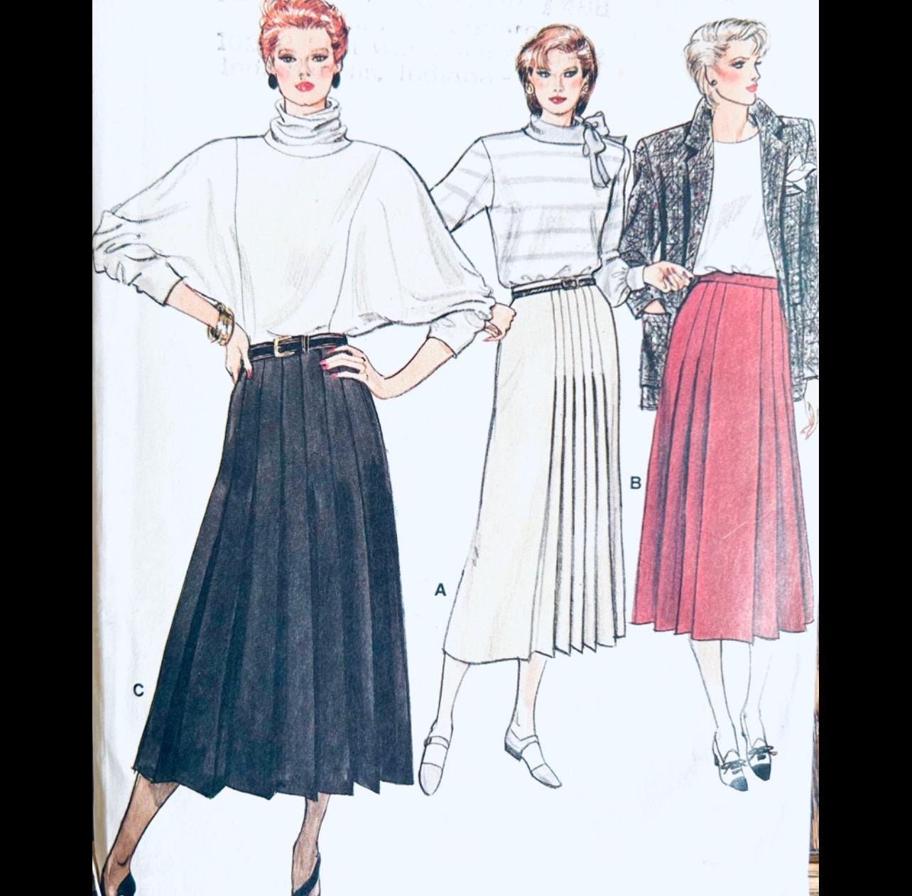 Inverted Pleat Skirt - Etsy