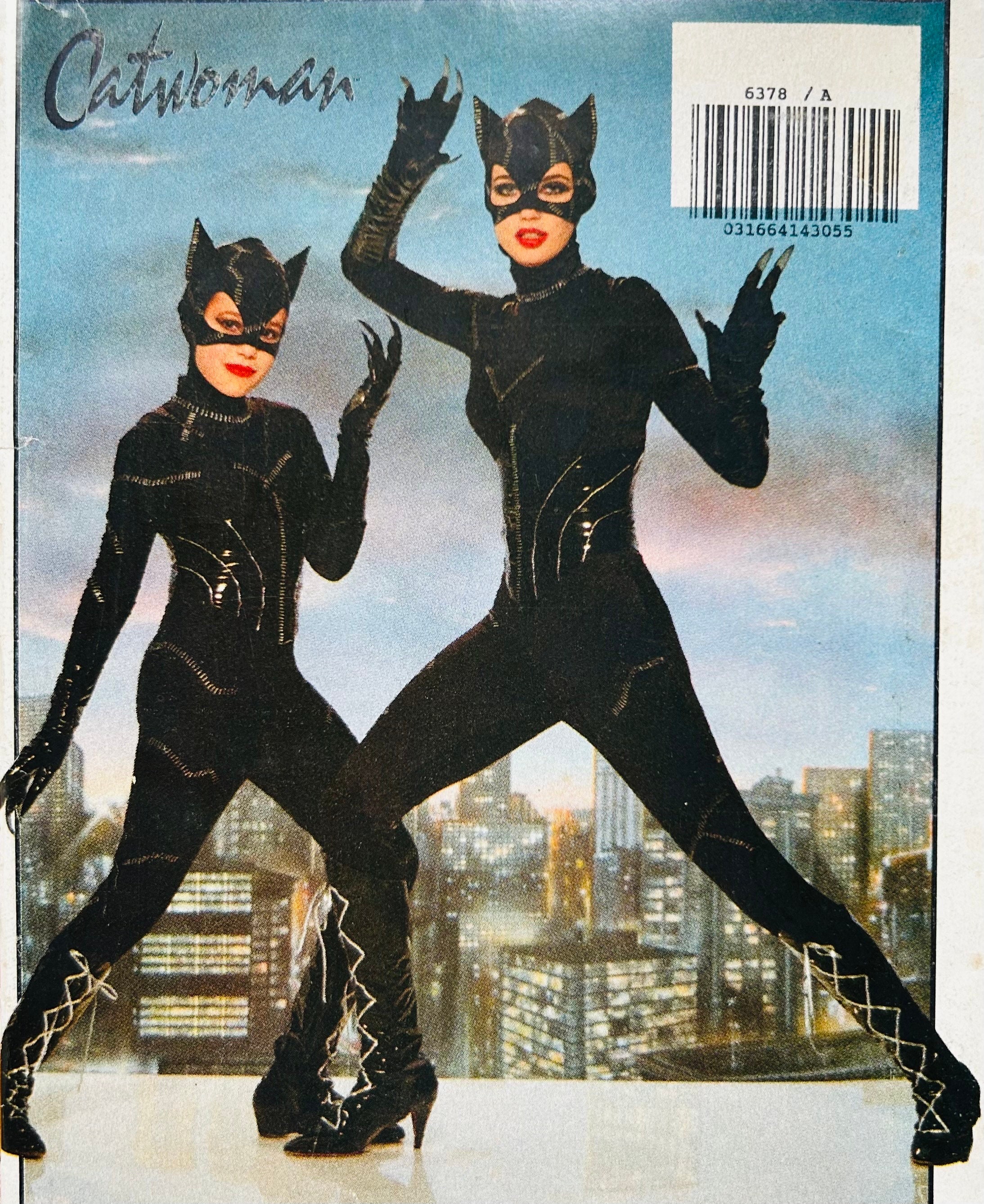 Butterick 6378, Catwoman Cosplay Pattern, Cat Woman Costume Cartamodello,  Catsuit Pattern, Modelli Costume Halloween, Cat Suit Pattern -  Italia