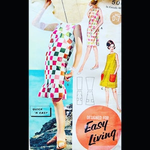Butterick 2288 B32, Sleeveless Dress Pattern, Dress with Pockets, Cute Dress Patterns, Casual Dress Sewing Pattern, Shift Dress Pattern