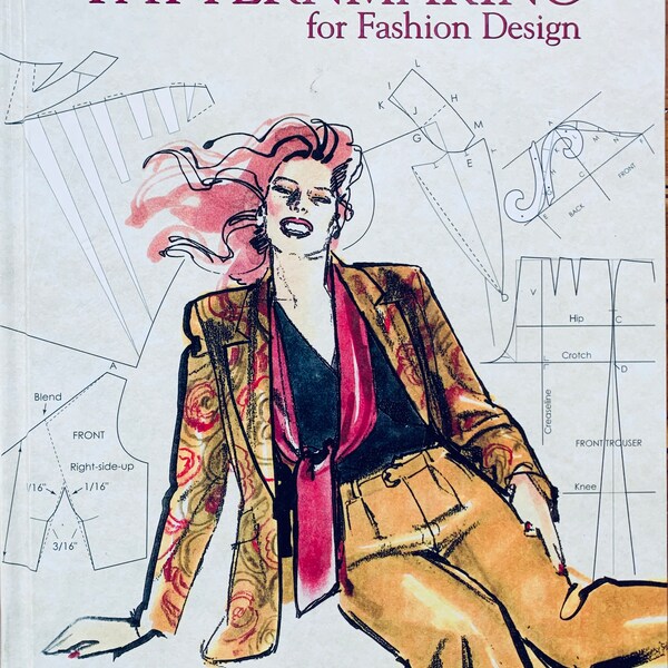 Pattern Drafting Book Etsy