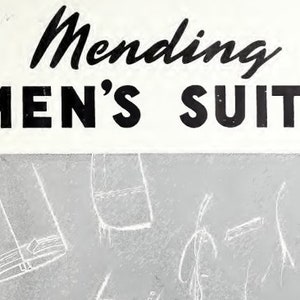 Mens Sewing Ebook, Vintage Sewing Books, Sewing Tutorials, Learn to Sew, Beginner Sewing, Sewing Lesson, Reference Books, Sewing Tips