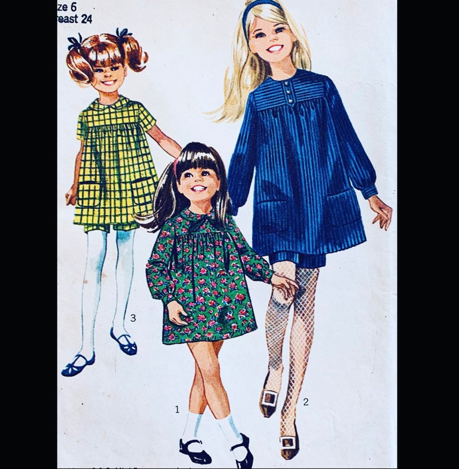 Simplicity 7235 6 Girls Dress Patterns Girls Patterns Etsy