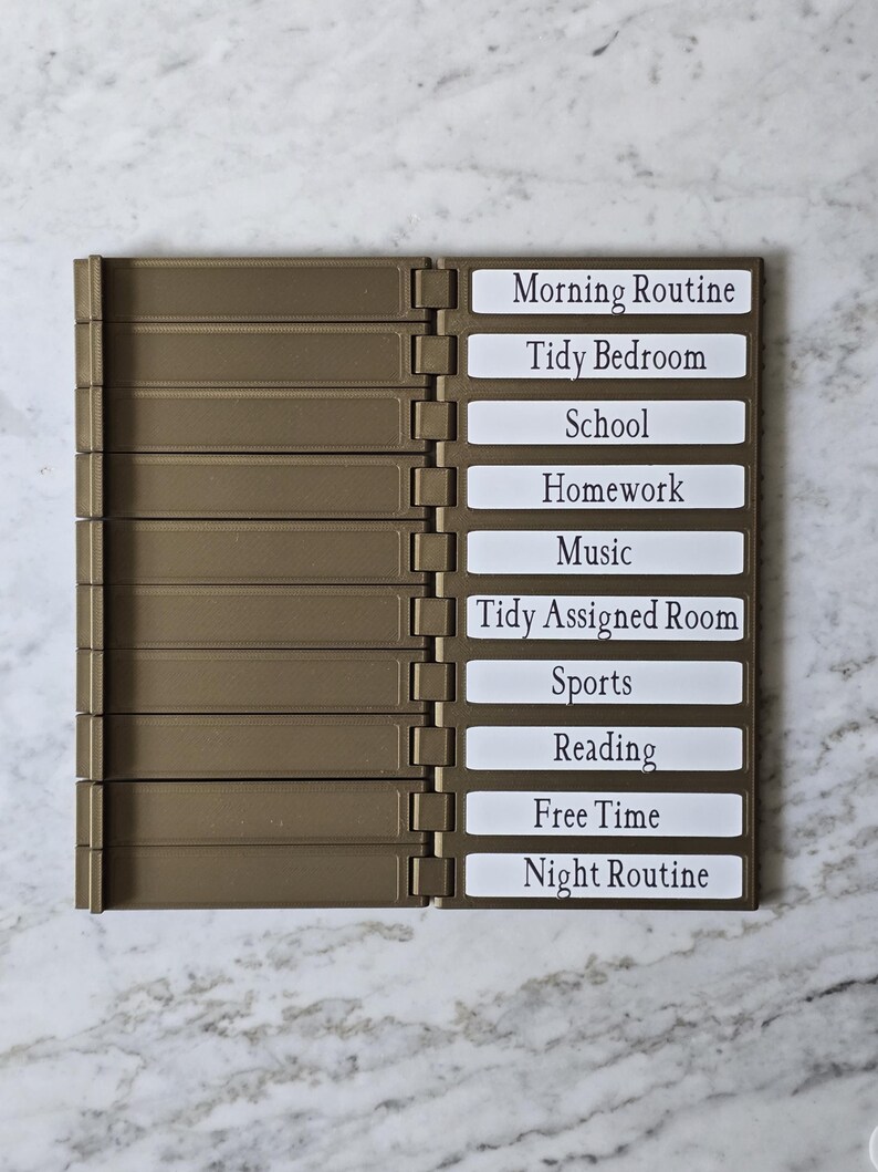 Chore Chart | Routine Chart | ADHD Checklist | Daily Responsibilities ...