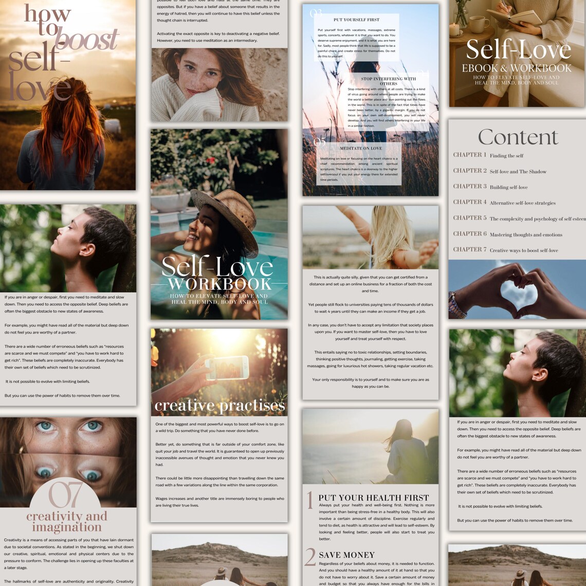 Self Love Workbook | Master Resell Rights | PLR Digital Product | Self ...