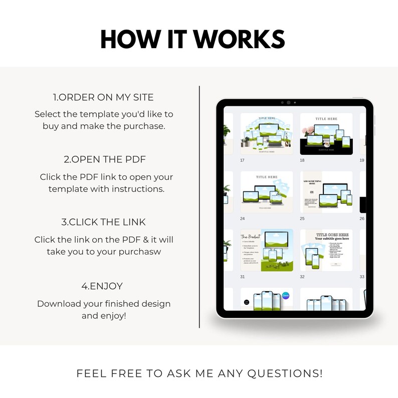 MRR Mockup Canva Template Bundle, 171 MockUp Digitales Produktpaket mit Master Resell Right, MRR, DFY Canva Templates für digitale Produkte Bild 6
