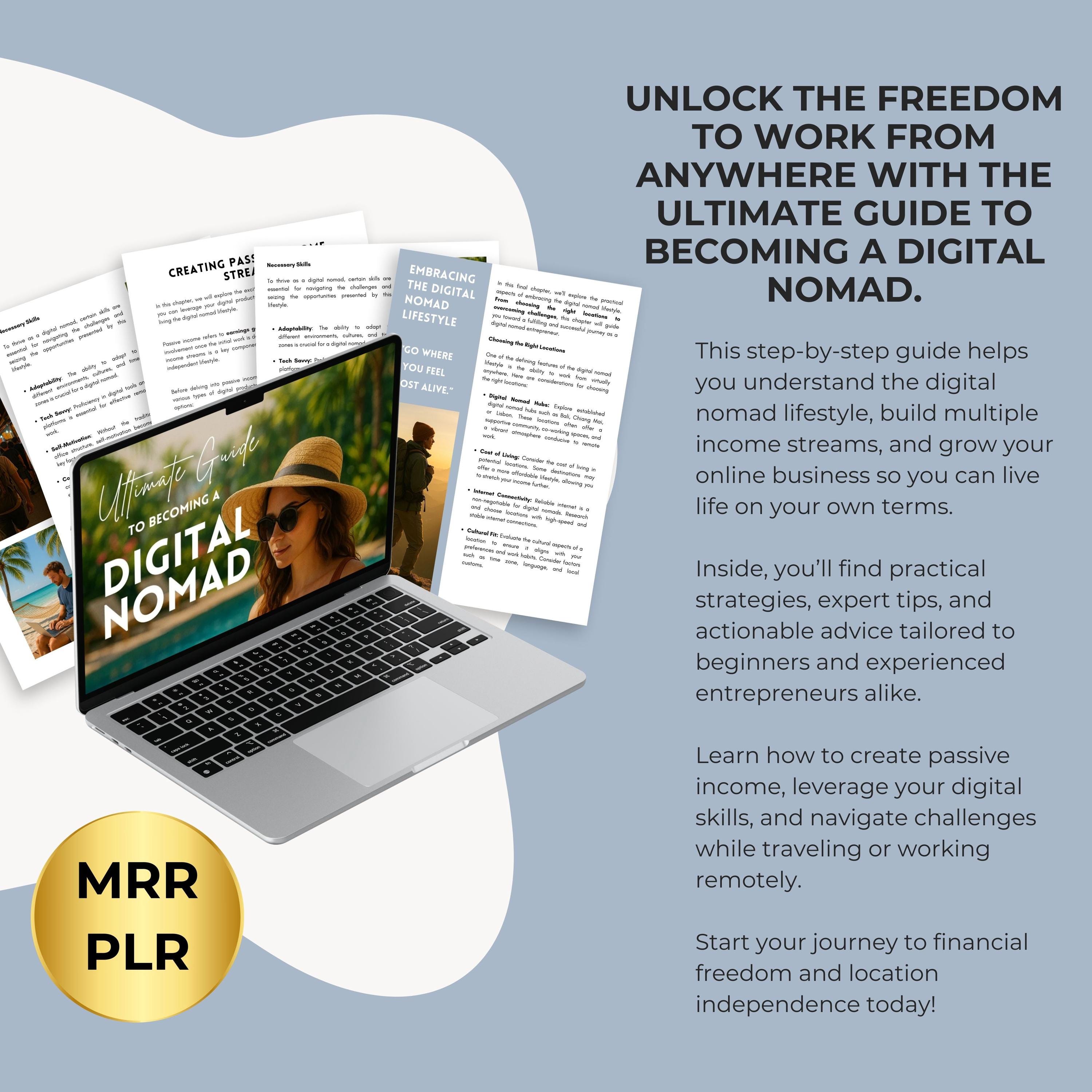 Digital Nomad Guide Travel Passive Income | How to Become a Digital ...