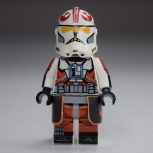 LEGO Star Wars Red Five Legion Trooper Custom Minifigure - NO PAULDRON