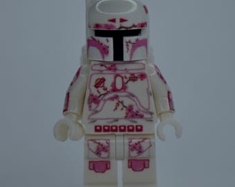 Cherry Blossom Cloud City Boba Fett Custom Minifigure - RockettBricks Shop Exclusive