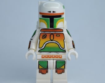 Mango Fett LEGO Star Wars Custom Minifigure - RockettBricks Shop Exclusive