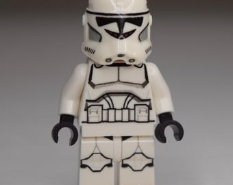 Minifigure LEGO Star Wars personalizzata Smiley Legion Clone Trooper - Esclusiva RockettBricks Shop