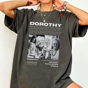 Custom Photo Shirt,  Personalized Name Shirt, Unisex Picture Vintage, Comfort Colors Shirt, Picture Idea Tee, Mom Girlfriend Name Sweatshirt