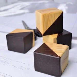 Holznähgewichte und Mustergewichte Set, Klöppel, Klöppelset